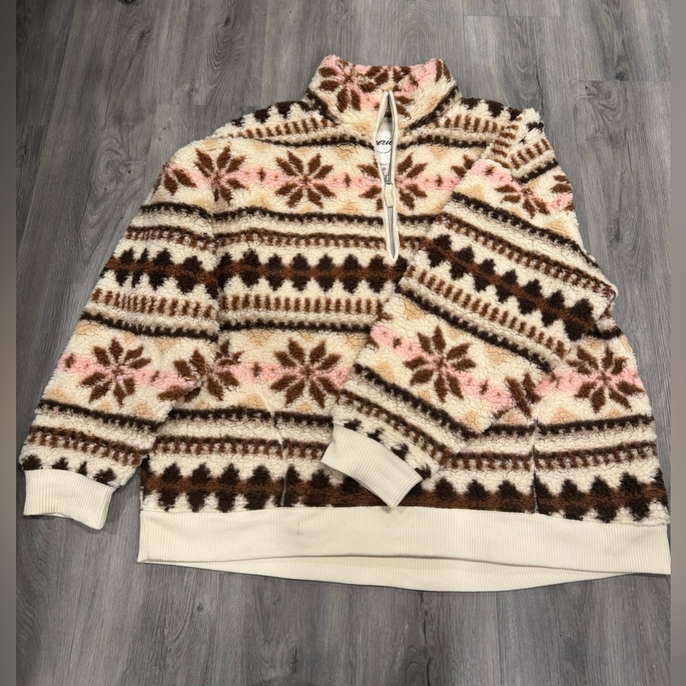 Aerie fleece quarter zip